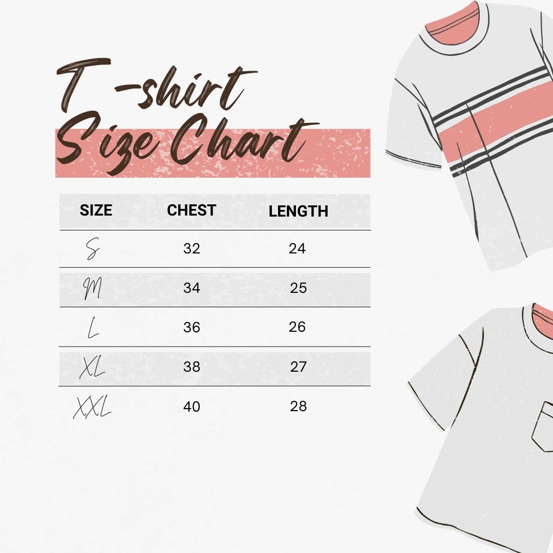 Men's Cotton Round Neck T-Shirt with Stylish Chest Print | Soft & Breathable Fabric | Half Sleeve Regular Fit Tee for Daily Use, Gym, Summer & Casual Wear